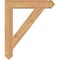 Ekena Millwork Traditional Arts & Crafts Smooth Bracket, Western Red Cedar, 3 1/2"W x 22"D x 26"H BKT04X22X26TRA03SWR - alternate 4